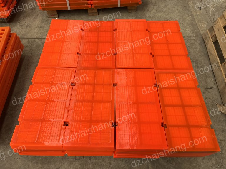 Chinese vibrating trommel Polyurethane plate,polyurethane screen mesh around cylinder