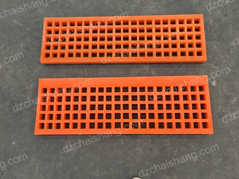 China vibrerende flip flop Urethane mesh Ontwatering, Fabrikant Rubber polyweb mesh mineraal