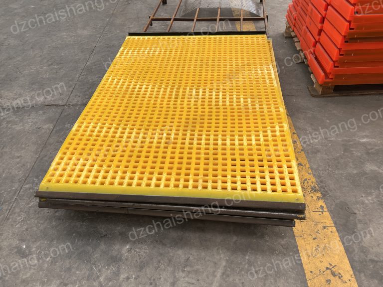 High Quality trommel PU screen Ore,outright sale high frequency Rubber panel