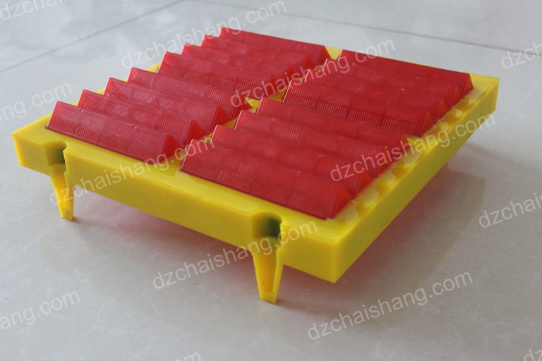 Urethane tension Deck supplier,vibrating screen panel before and after,Rubber trommel panel Custom-made