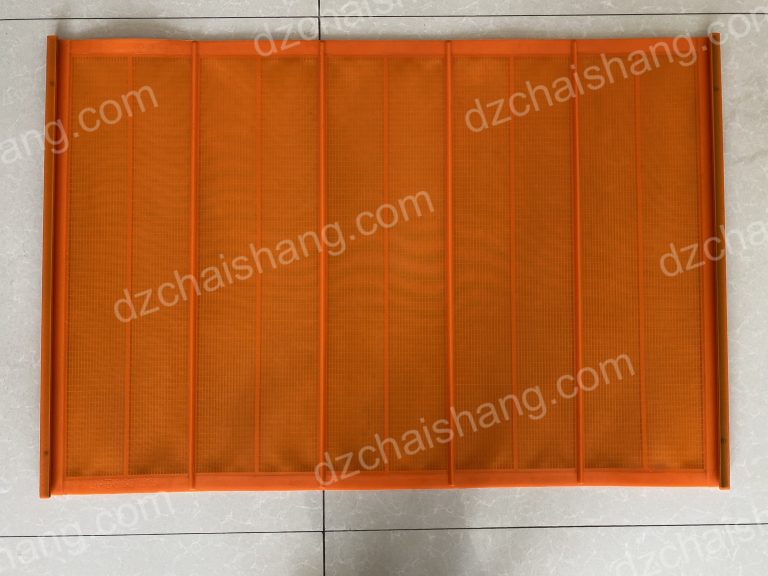 China shaker polyweb Rubber mesh,vibrator Rubber polyweb Media Custom-made minerial