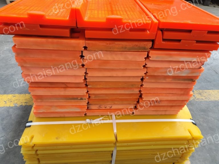 Hege kwaliteit polyurethane draad plaat mineraal, trillend polyweb Rubber Deck Manufacture mineralen