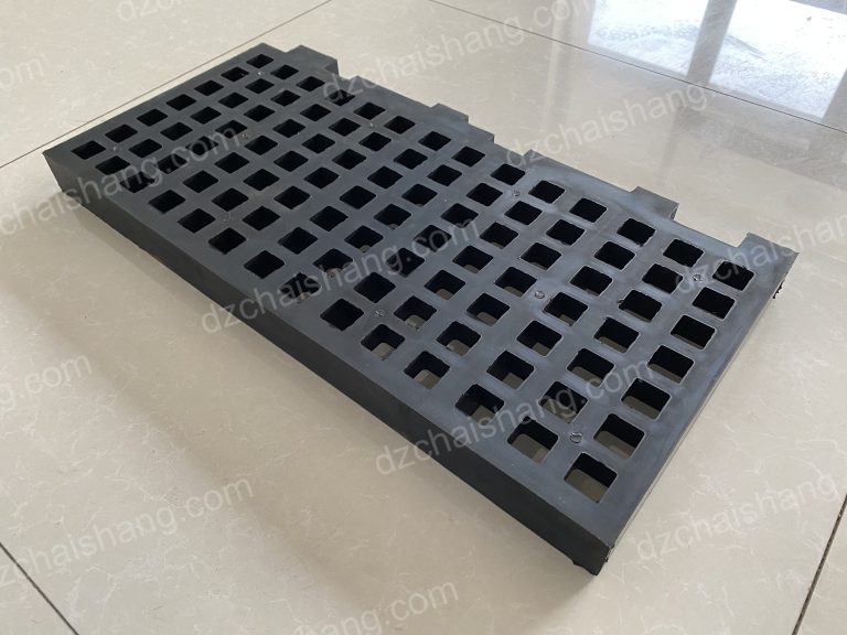 Rubber screen plate production process flow
