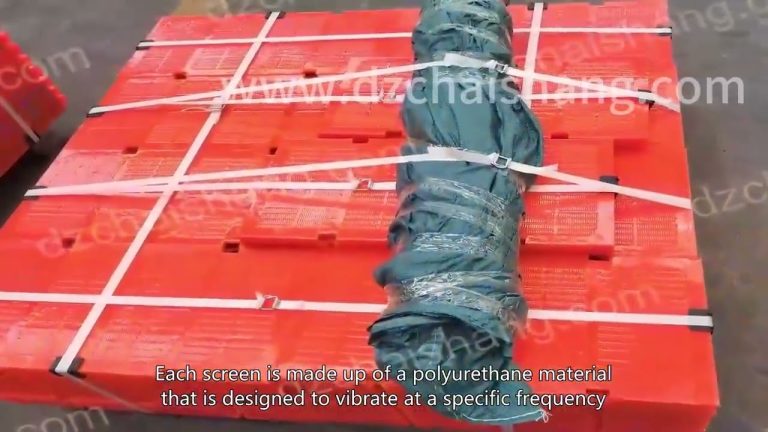 vibrating high frequency PU mesh Producer,direct trade tension Rubber panel