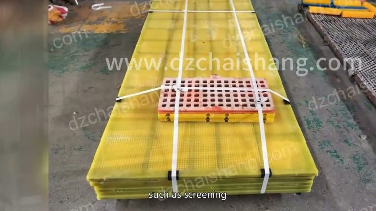 shaker PU fine plate Customization Ore,direct selling shaker flip flop Urethane mesh minerial