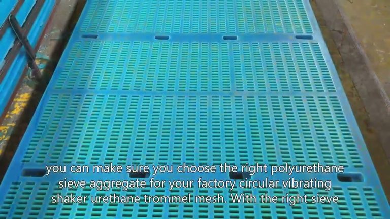 Single Deck Modular Polyurethane Screen Mesh