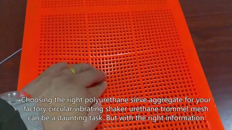 polyuretan Mining Vibrating Screen Mesh